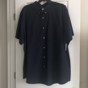 Big mans short sleeve dress shirt